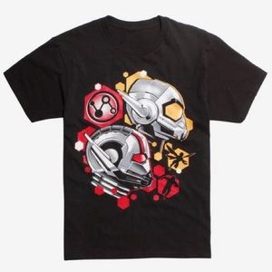 Marvel Ant-Man & The Wasp Helmets T-Shirt Hot Topic Exclusive + Free Small Gift!